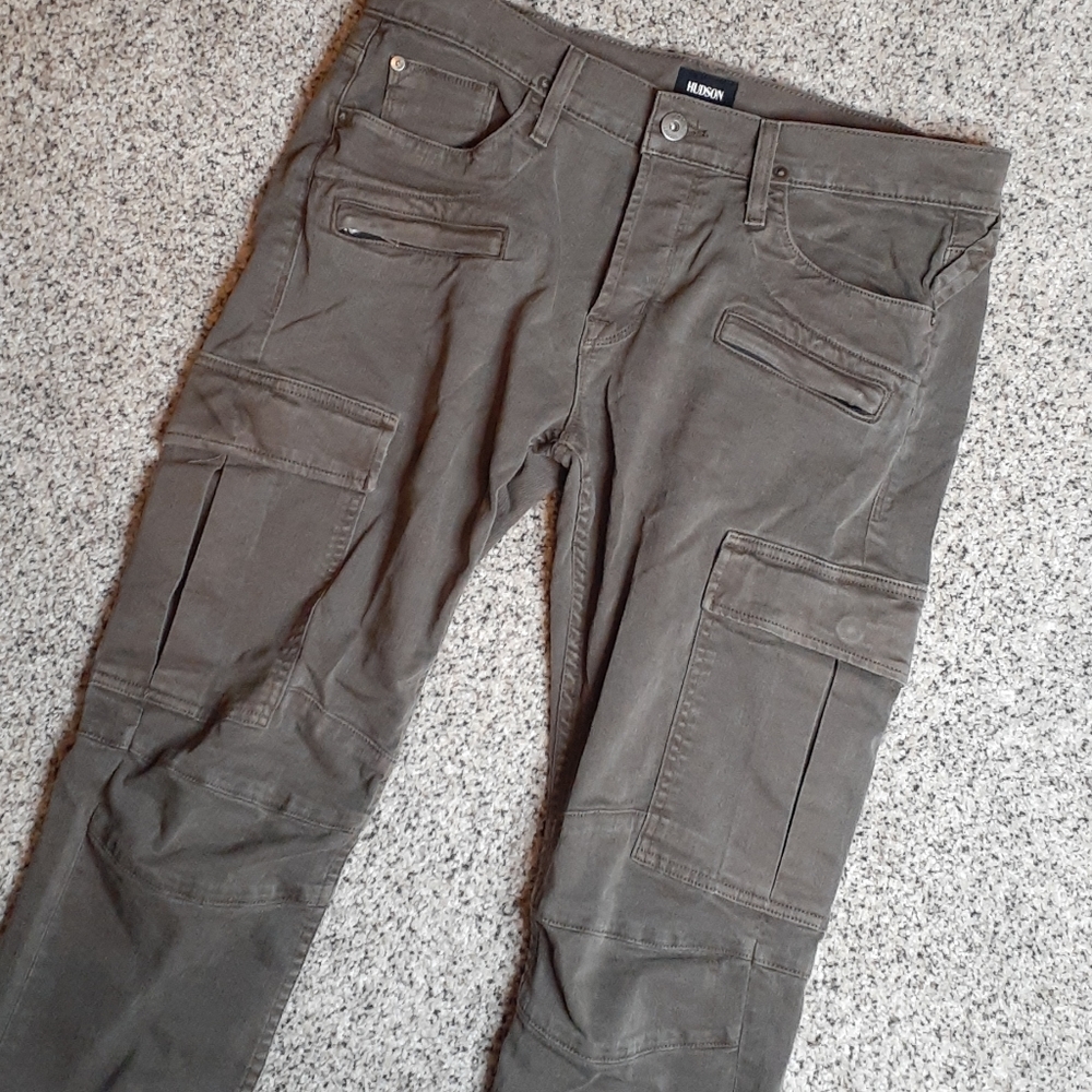 Hudson Men's Greyson Cargo Biker Jeans Pants